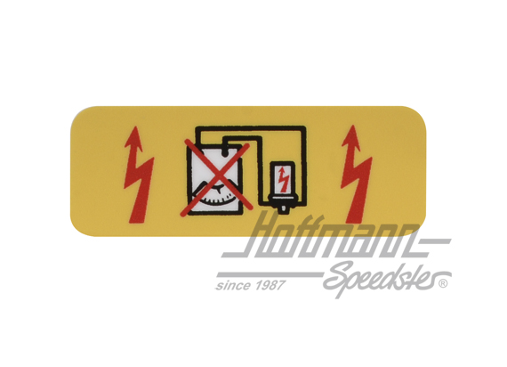 Sticker "Ignition coil" (do not measure) | 911 701 200 55 | 580-8055