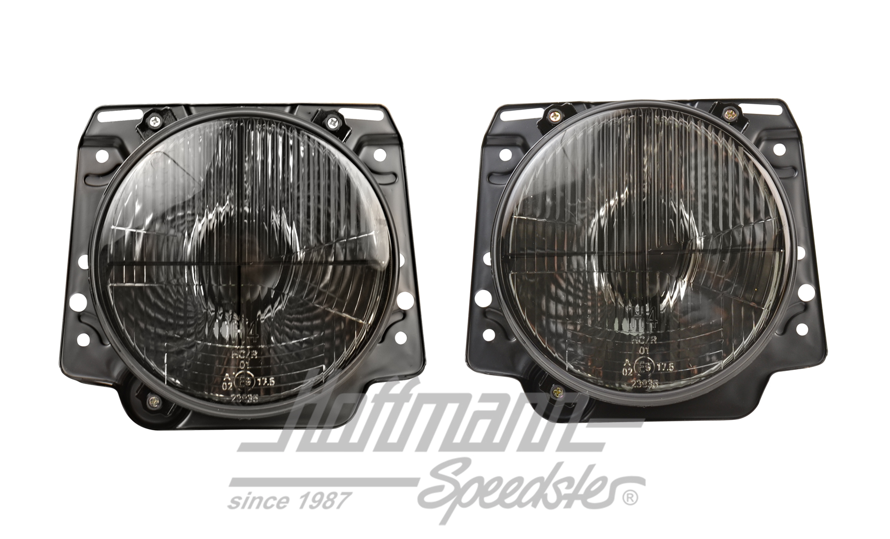 Headlight set, H4, Golf 2, smoked/crosshairs | 191 941 753 A  OE-SKX | 209-3819