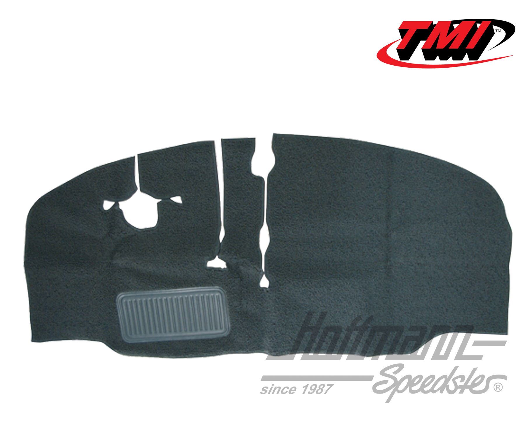 Carpet, footwell, Bus T2, 67-72, grey | 34-F2104-407 | 098-0011