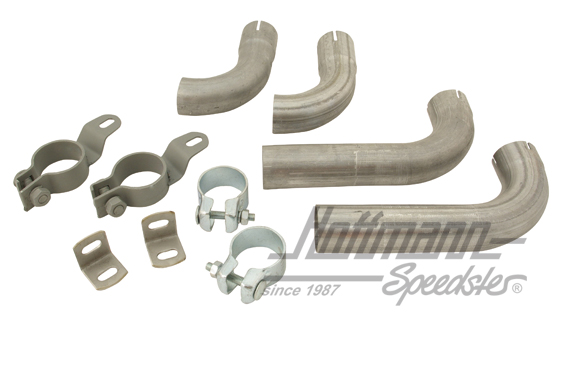 Tailpipe kit, with clamps, 356 B (T6), C | 616 111 007 00 | 510-0126