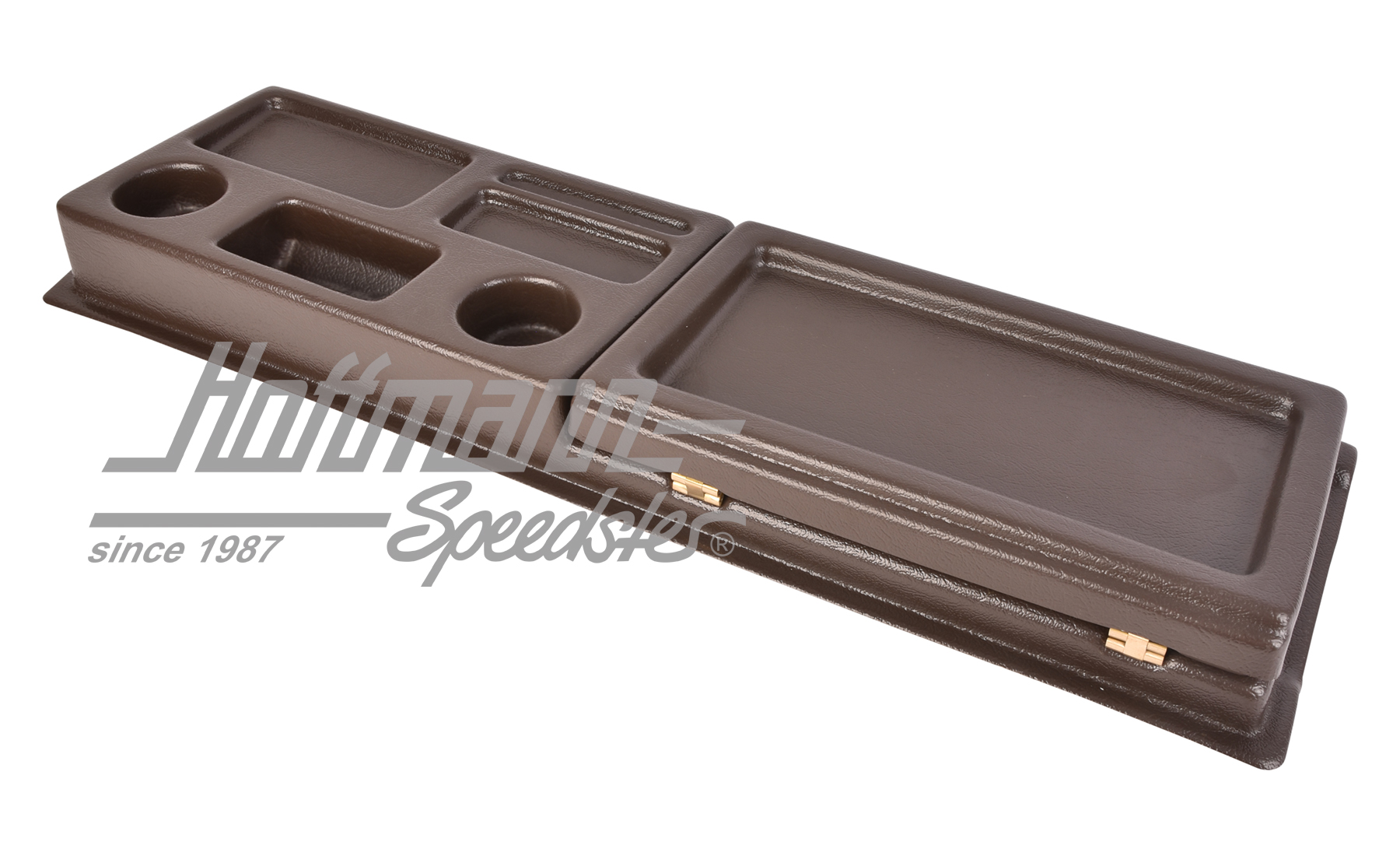 Tray, big, dashboard, with table, brown                                                             
