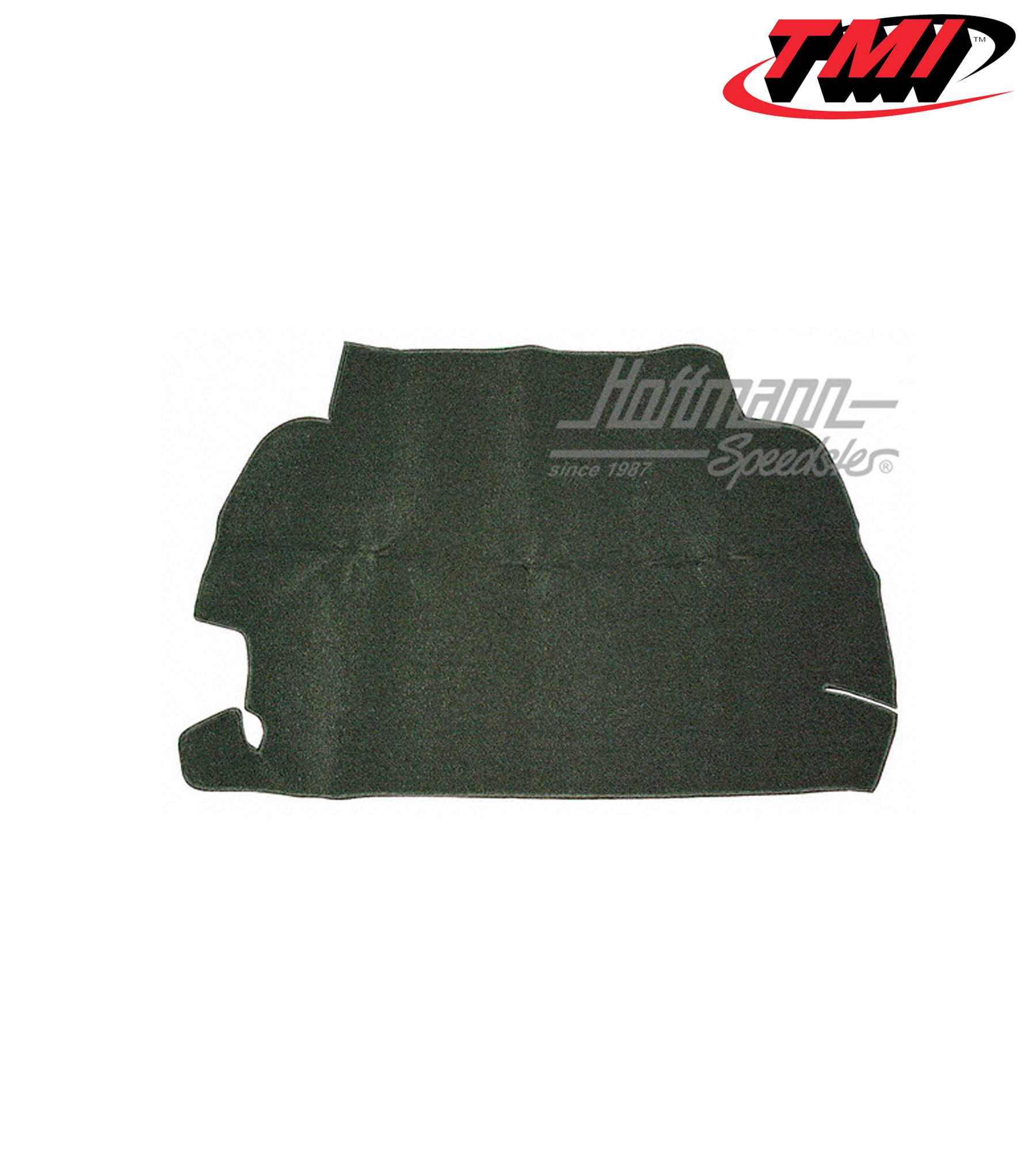 Trunk carpet kit, velour, black, 8.67- | 34-T1153-801 | 055-7663