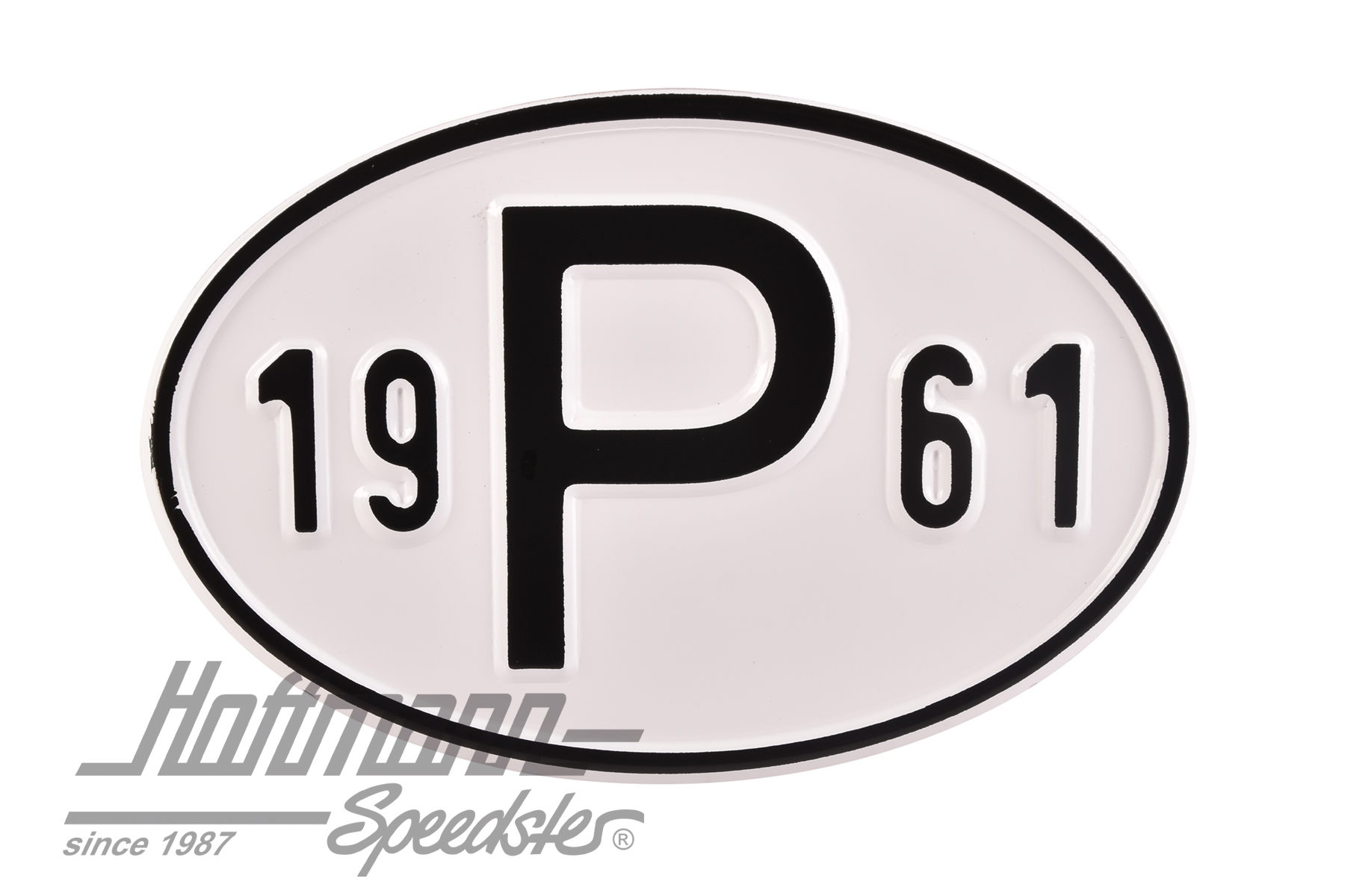 Nationality plate, alu, "P", with year 1961 |  | 020-2405-61