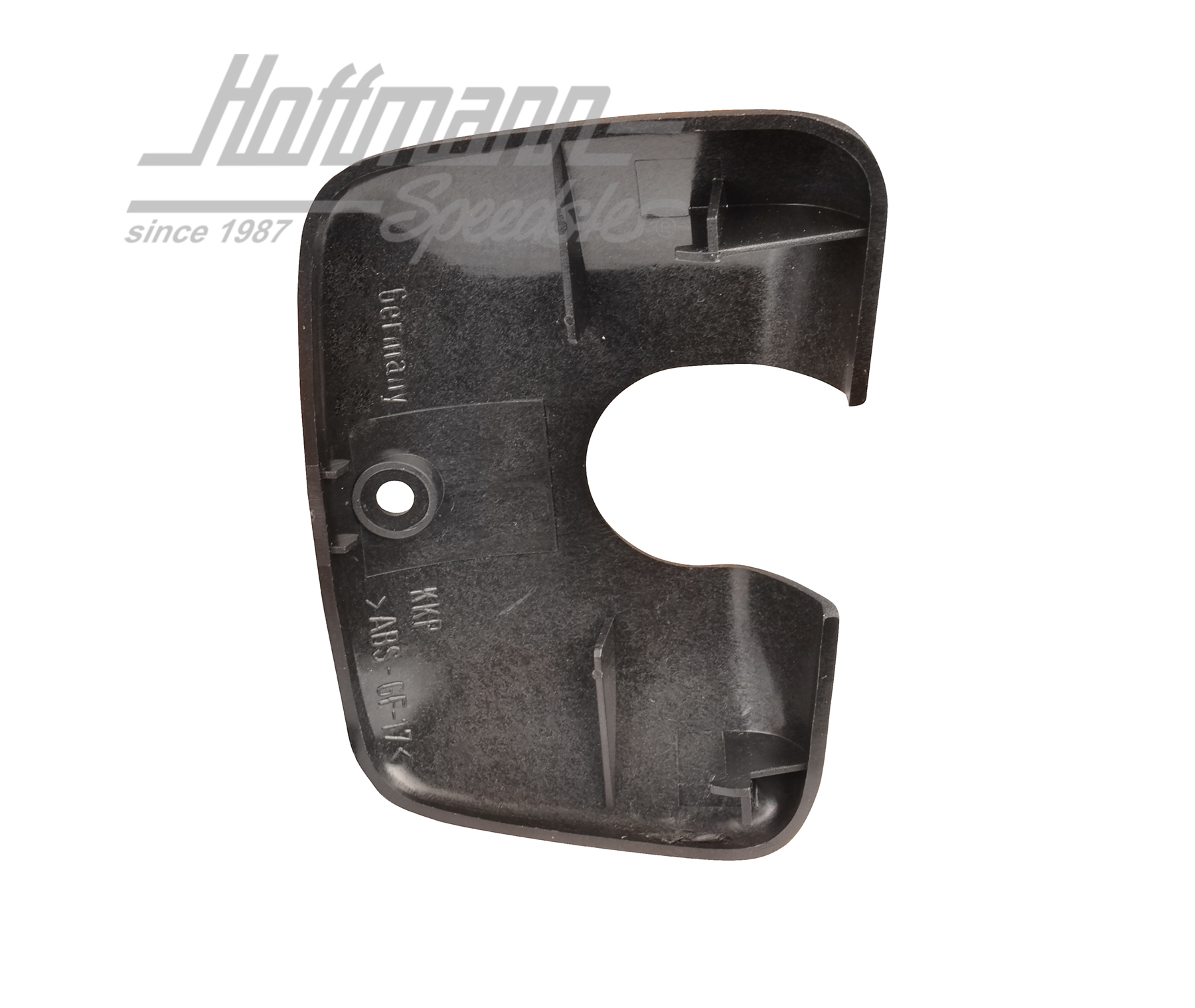 Cover, hatchback lead, Bus T4, black, left                                                          