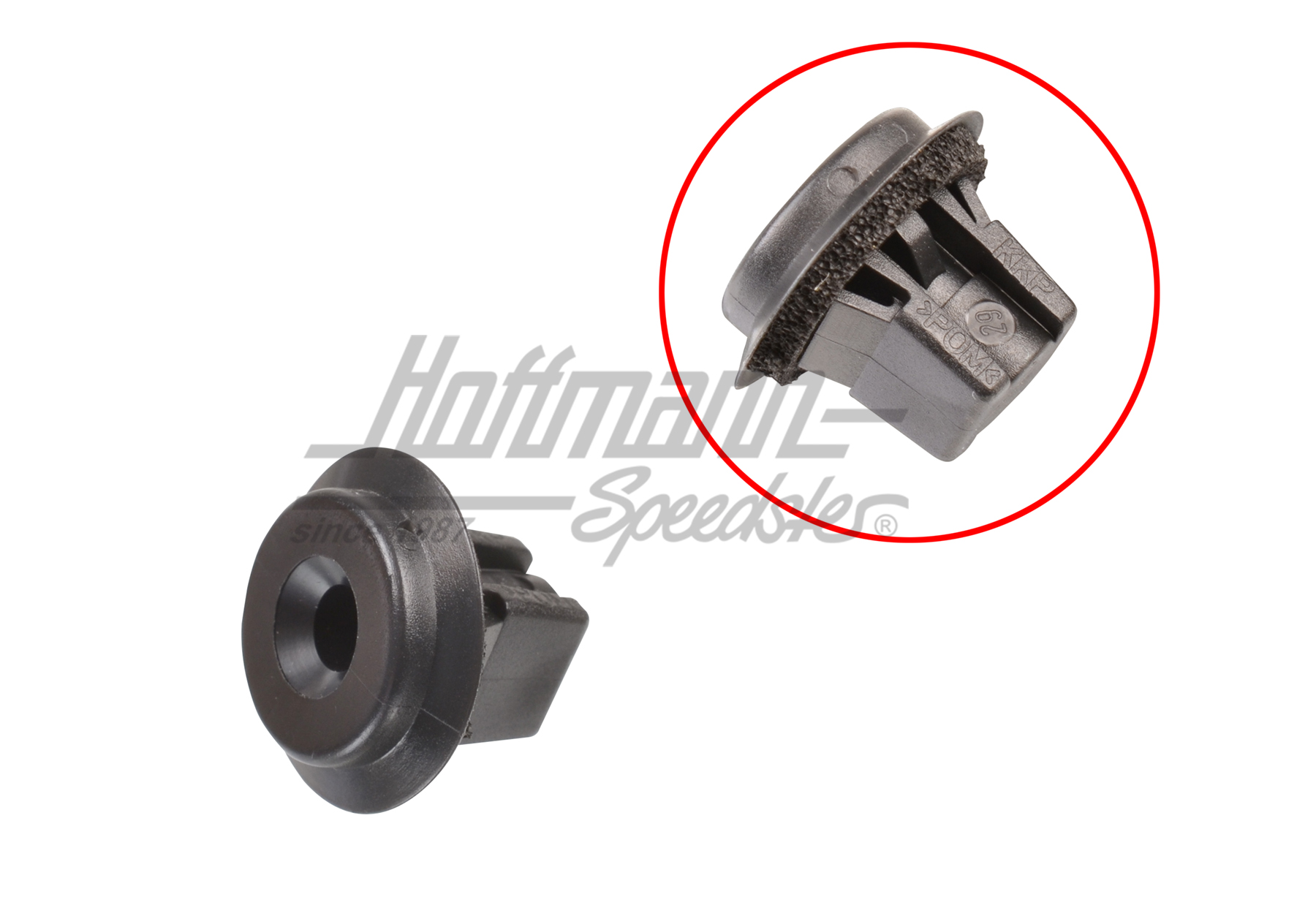 Speed nut, handle strip, hatchback | 1H6 827 584 A | 208-1138-16