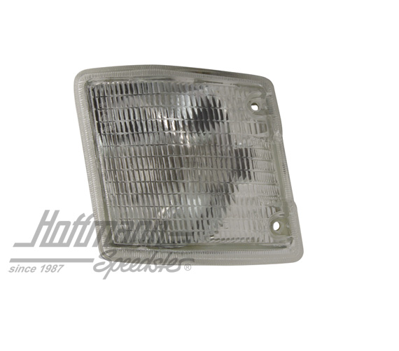 Turn indicator, white, Bus T3, 79-92, front, left (parking-light operation) | 251 953 141 W | 340-5512-01