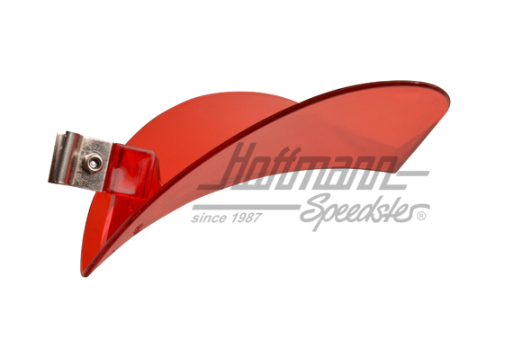 Eddy deflector "Wirbulator", front window, red                                                      