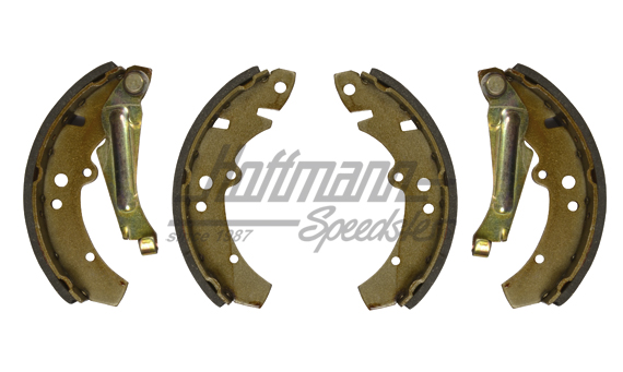 Brake-shoe set, rear, 180 x 30, 74-78 | 171 698 527 DX | 160-3503