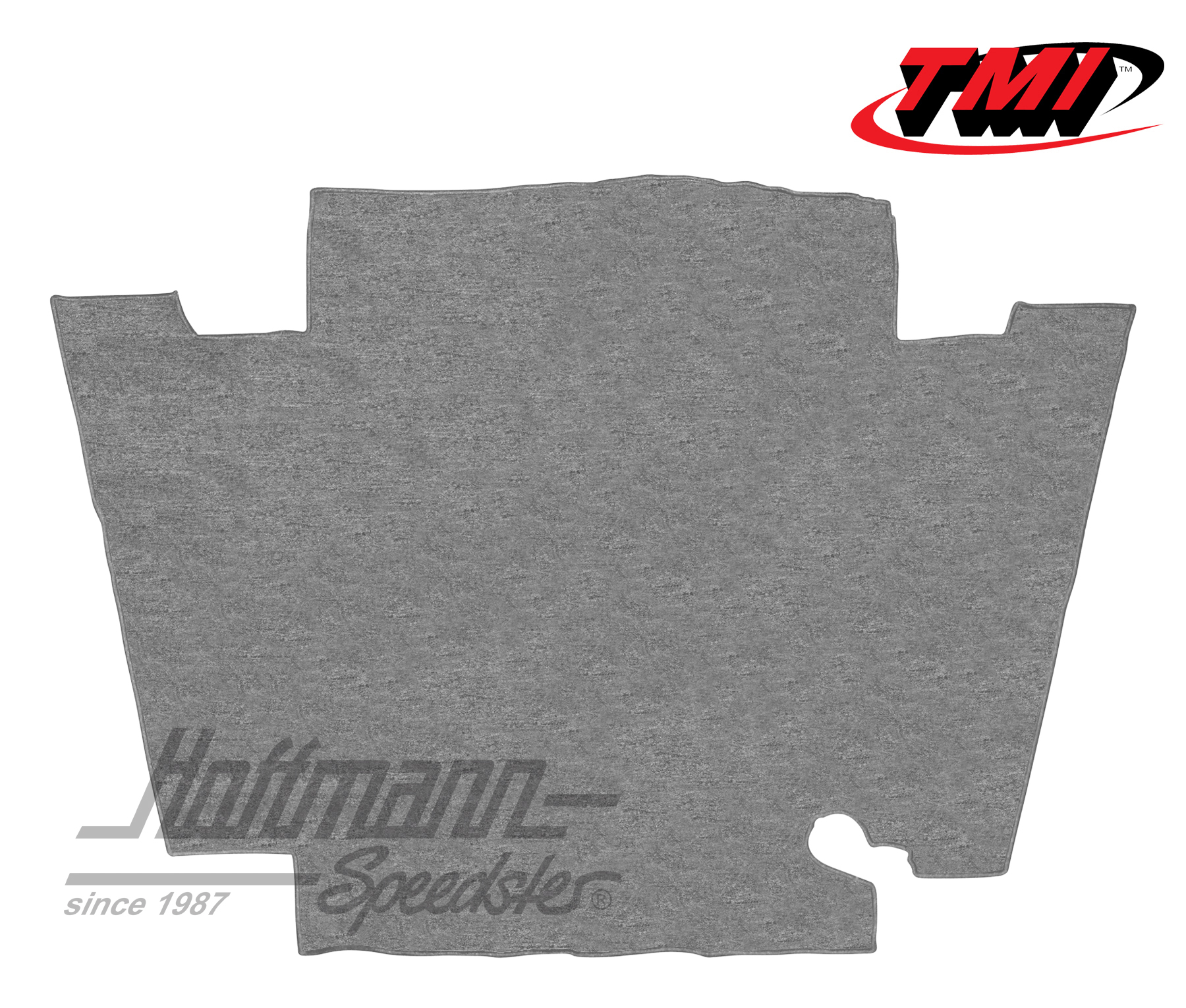 Trunk carpet kit, Karmann Ghia, 59-67, grey | 34-T1557-407 | 066-0054-20