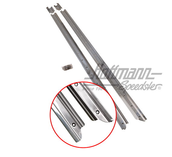 Folding top rails, aluminium, 8.50-7.60 (without)                                                   