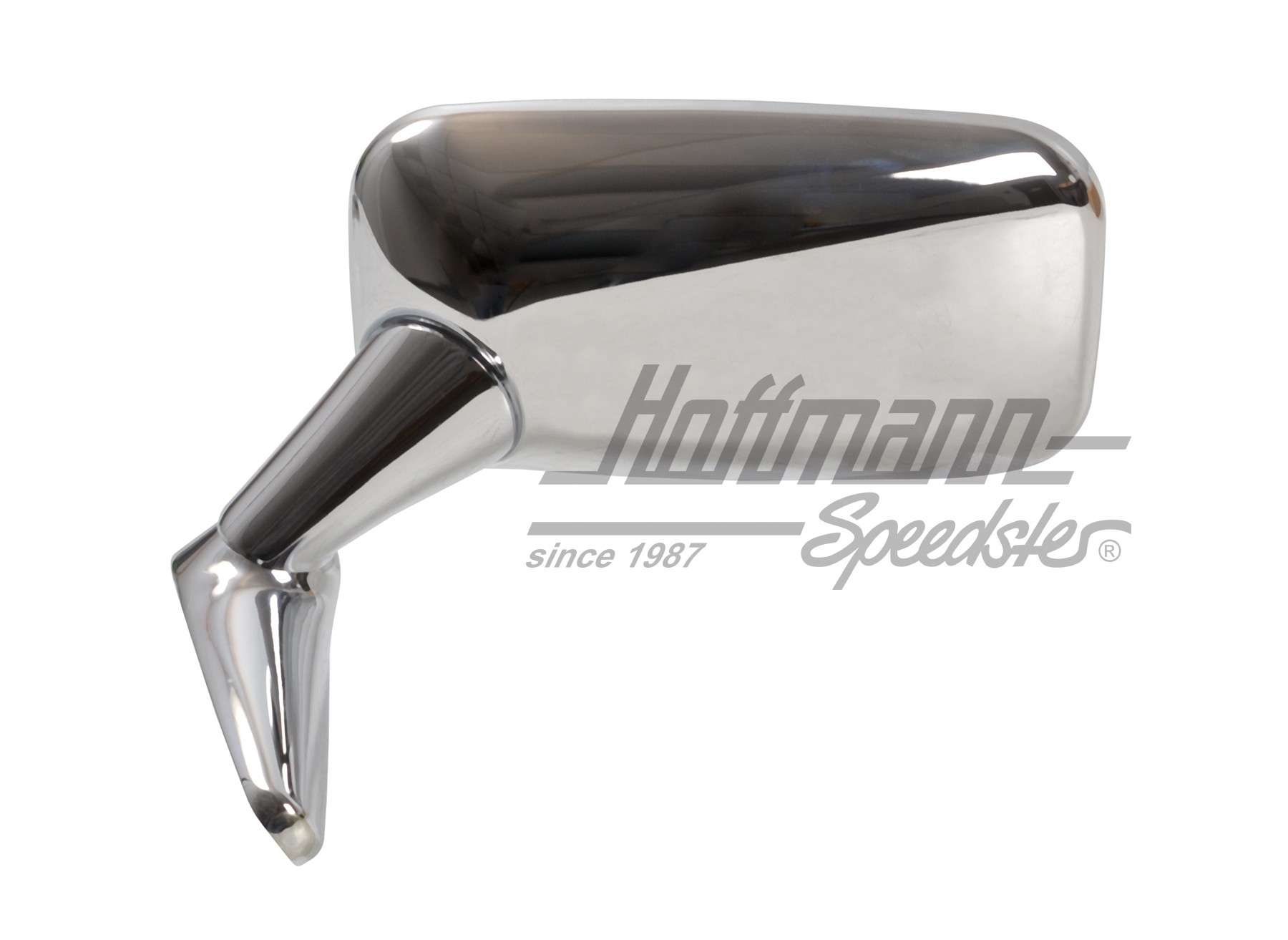 Rear view mirror, 911 RS, .72-.73, chromed, left                                                    
