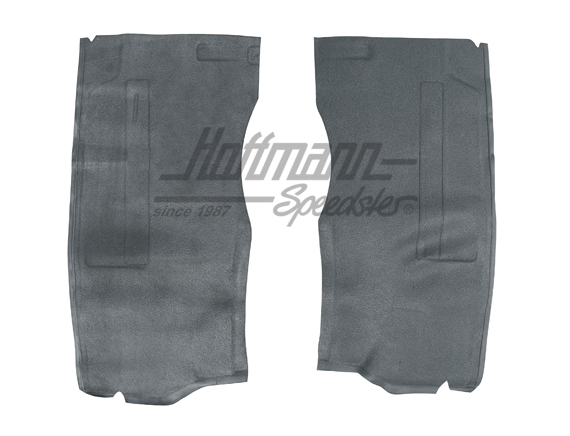 Rubber mats, wheel house, Bus T2, front, grey | 211 863 665 BGY | 098-0000-60
