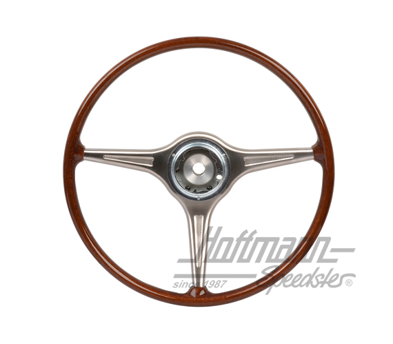 Steering wheel, 356 B/C, 420mm, imitation wood                                                      
