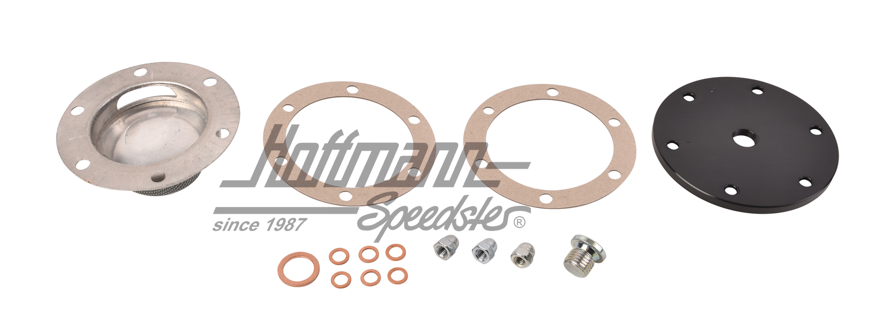 Oil sump plate kit, steel, black, 1.2                                                               