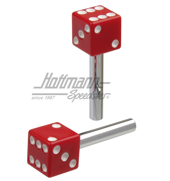 Door lock pulls, dice, red                                                                          