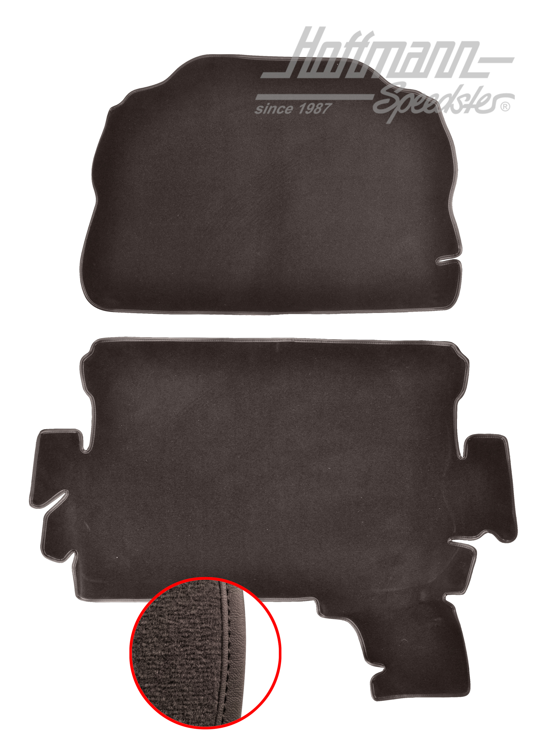 Trunk carpet kit, 1303, charcoal |  | 026-6622