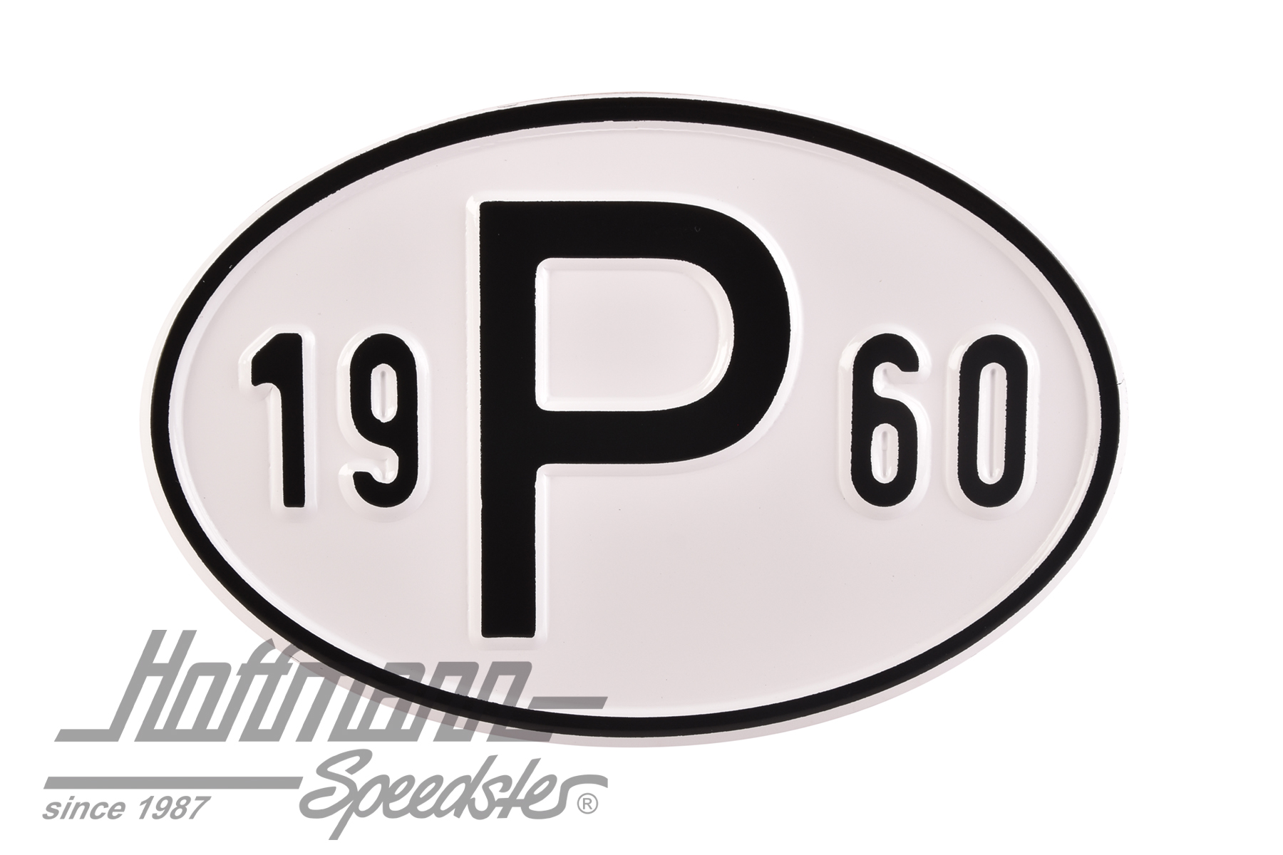 Nationality plate, alu, "P", with year 1960 |  | 020-2405-60
