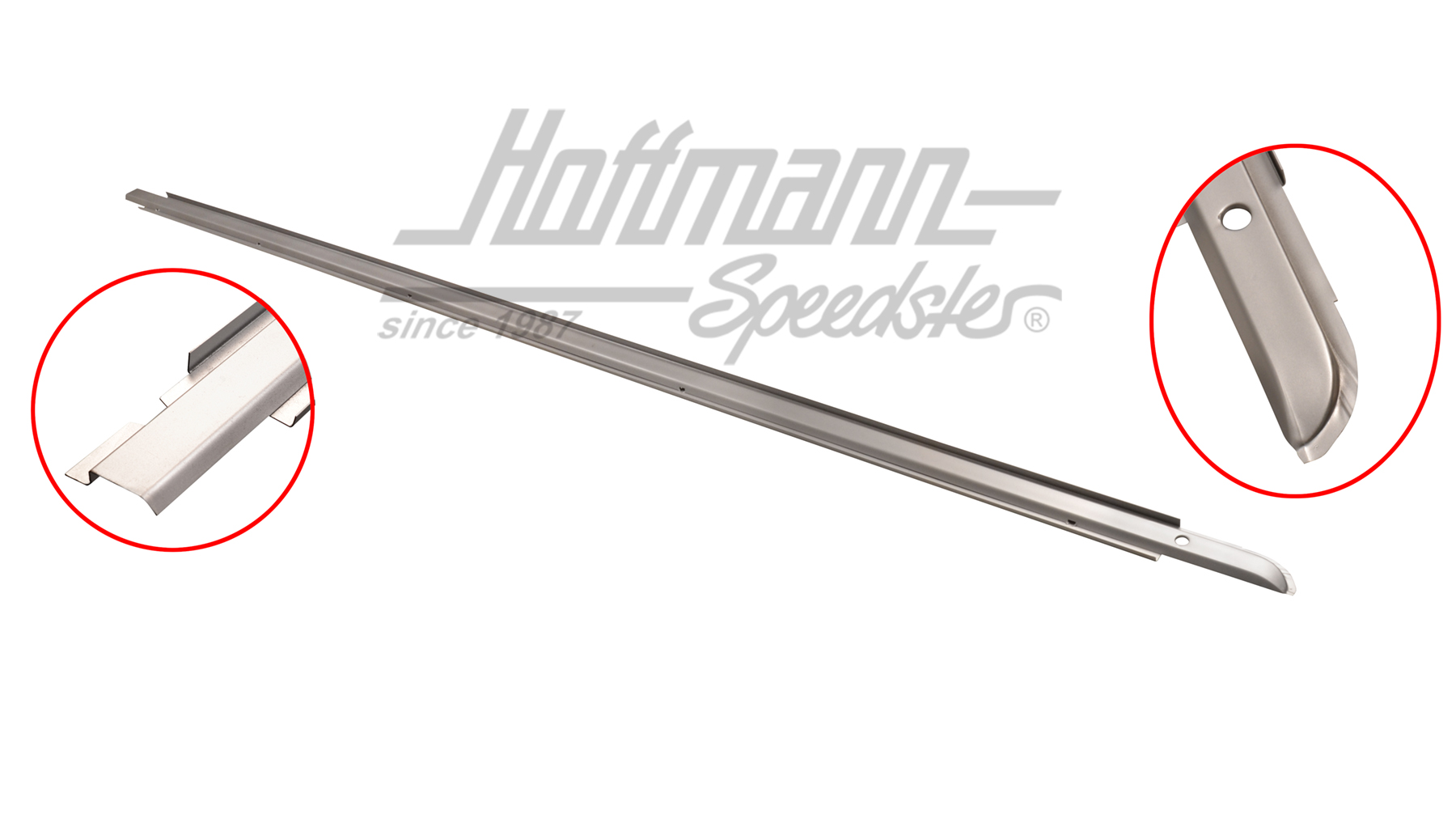 Repair panel, rain gutter, Bus T1, 8.63-7.67, right | 211 817 538 AK | 095-0124-32