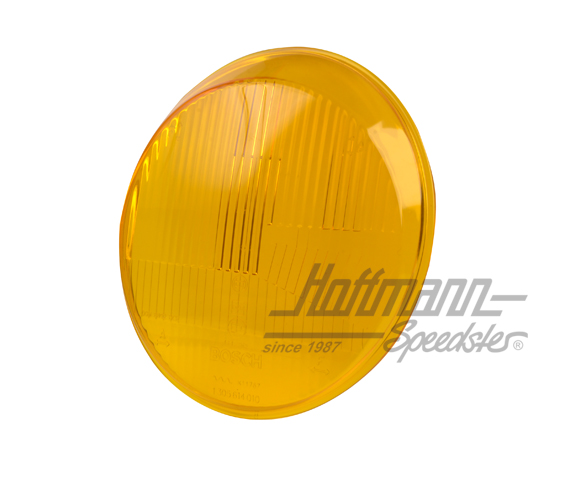 Headlight glass, 911, H4, 69-72, Bosch, yellow                                                      