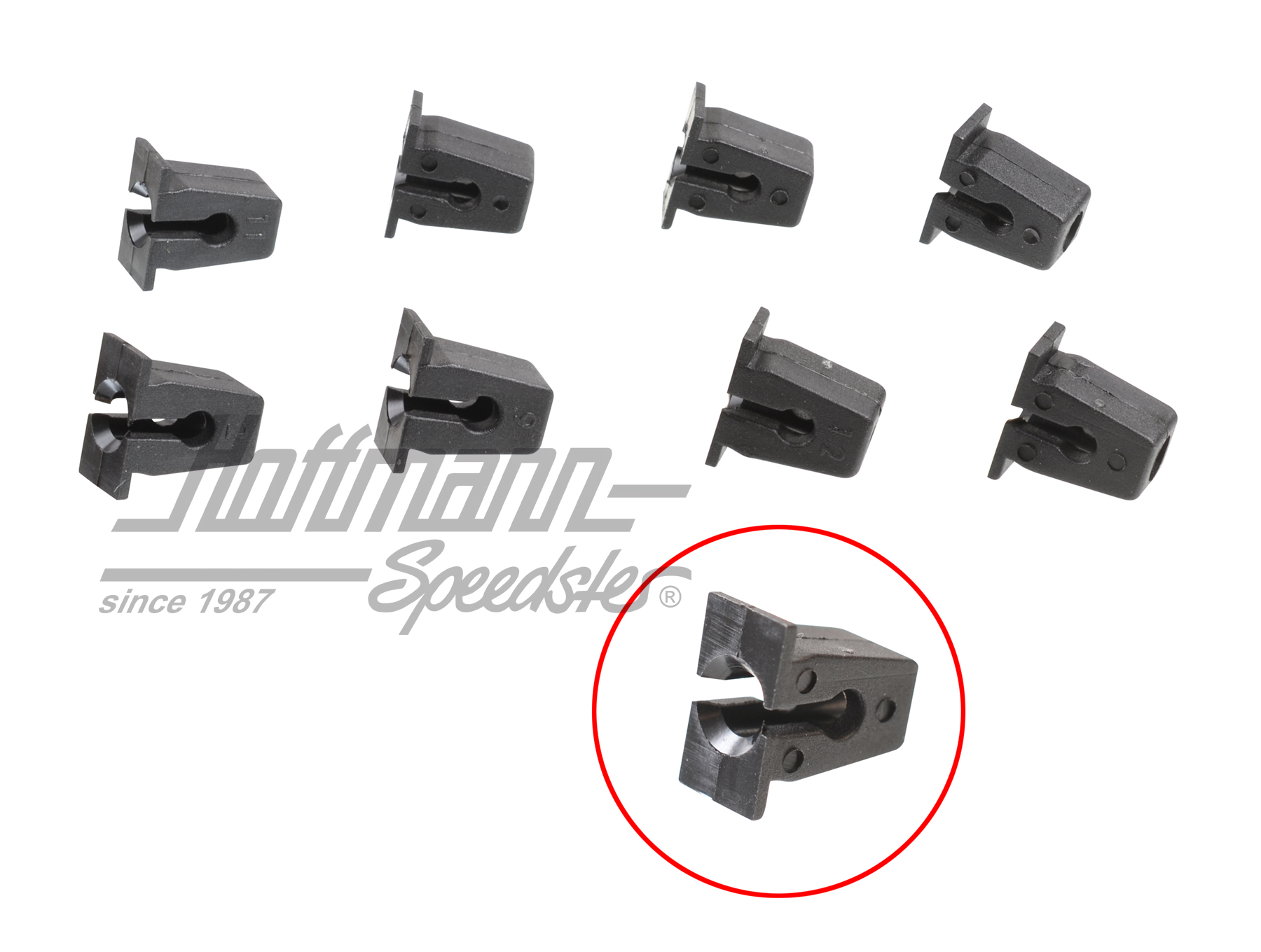 Speed nut, wheel arch trim (set) | 811 807 577 C | 208-1138