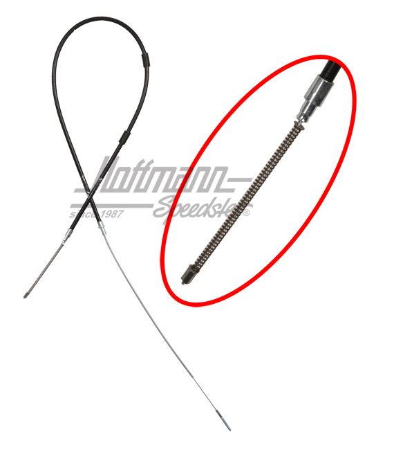 Hand-brake cable, drum brake, Golf 1, -.74 | 171 609 721 | 160-0990