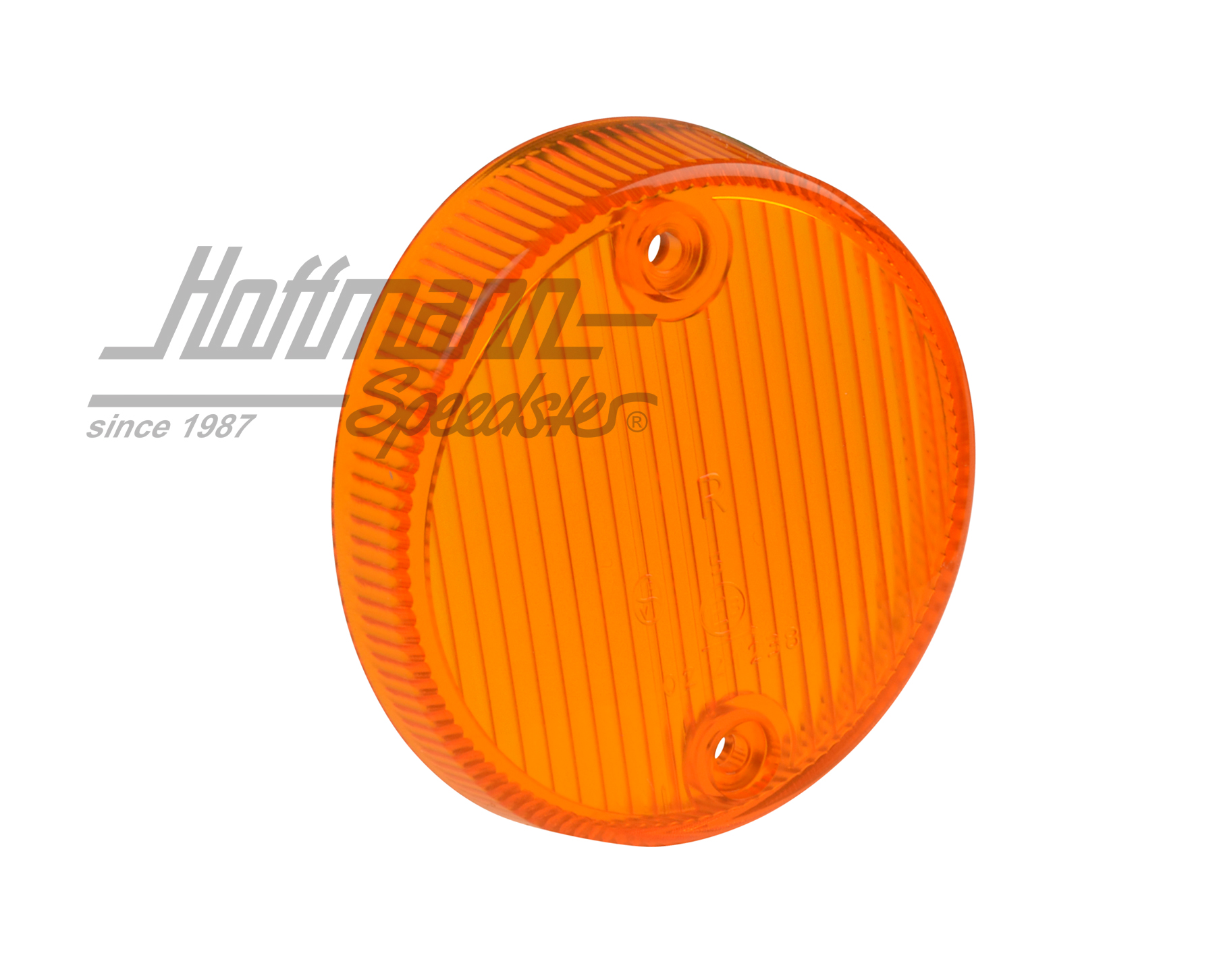 Glass, side marker light, yellow, right                                                             