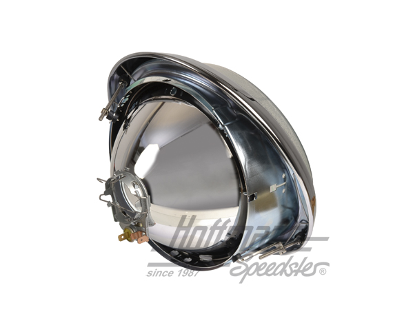 Headlight, H4, Porsche 911, .65-.83, chromed                                                        