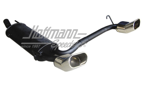 Sport exhaust Golf 3, with L+R exit / oval | TU 251 036 | 120-6158