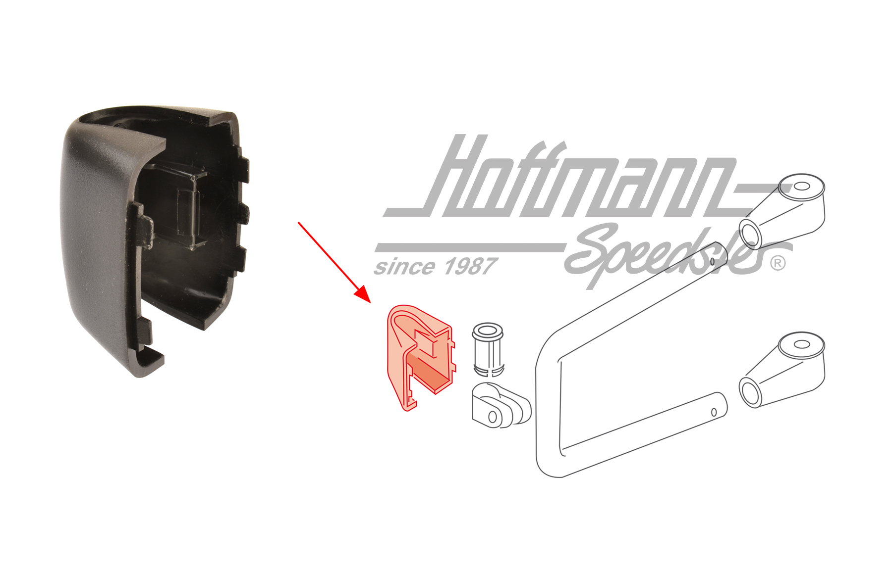 Cover, bracket, Pick-up/Double Cab | 701 857 519 | 408-6740