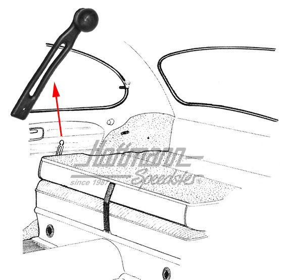 Rear-bench fastener, 12.47- | 111 885 583 | 055-5005