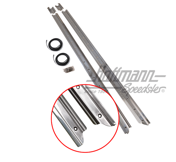 Folding top rails, aluminium, 8.50-7.60                                                             