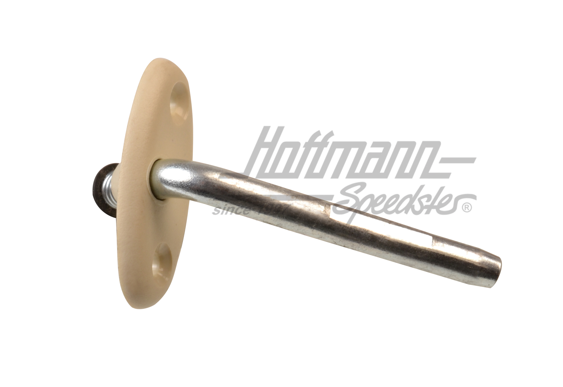 Sun visor retainer, 64-74, left, beige | 141 857 559 B | 066-0108-41