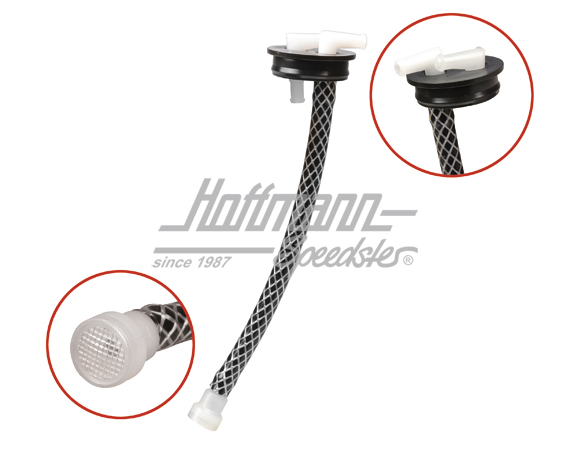 Suction hose, washer fluid reservoir                                                                