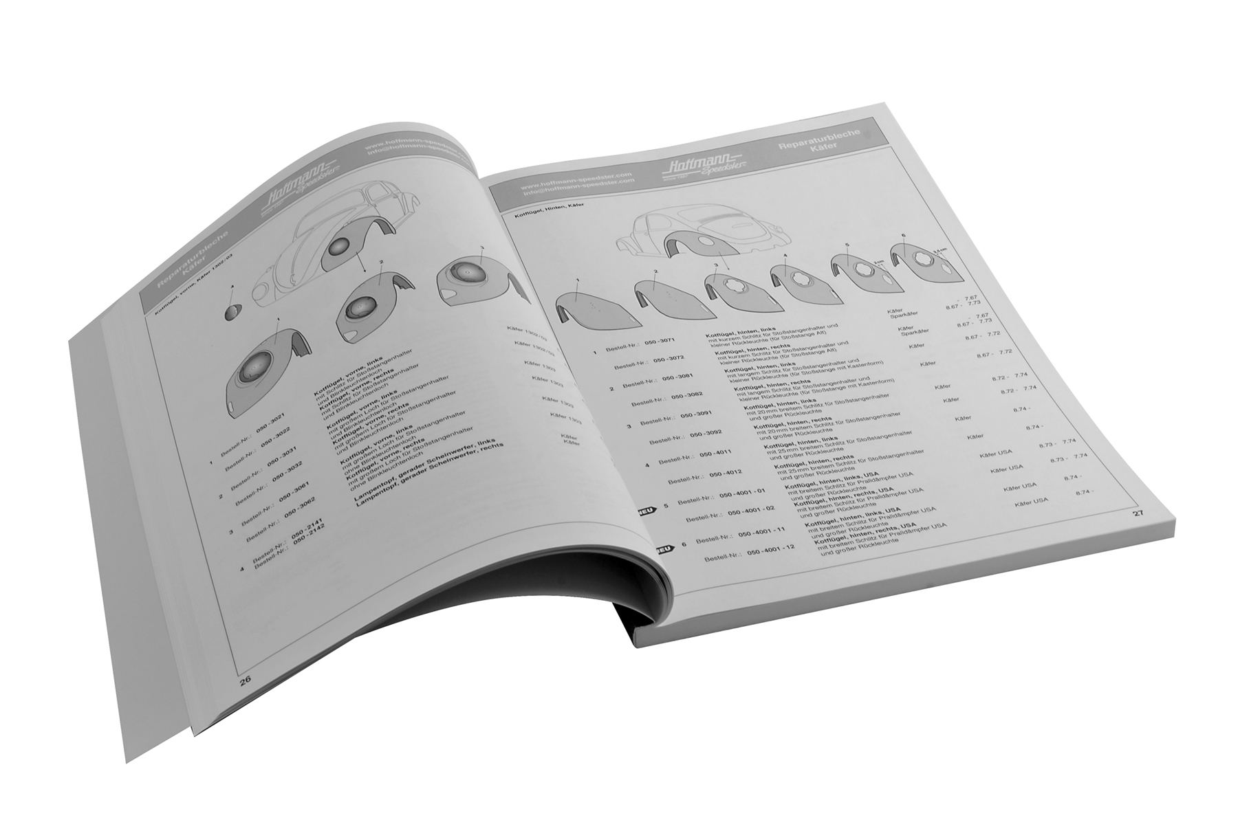 HOFFMANN SPEEDSTER CATALOG REPAIR PANELS 2020                                                       