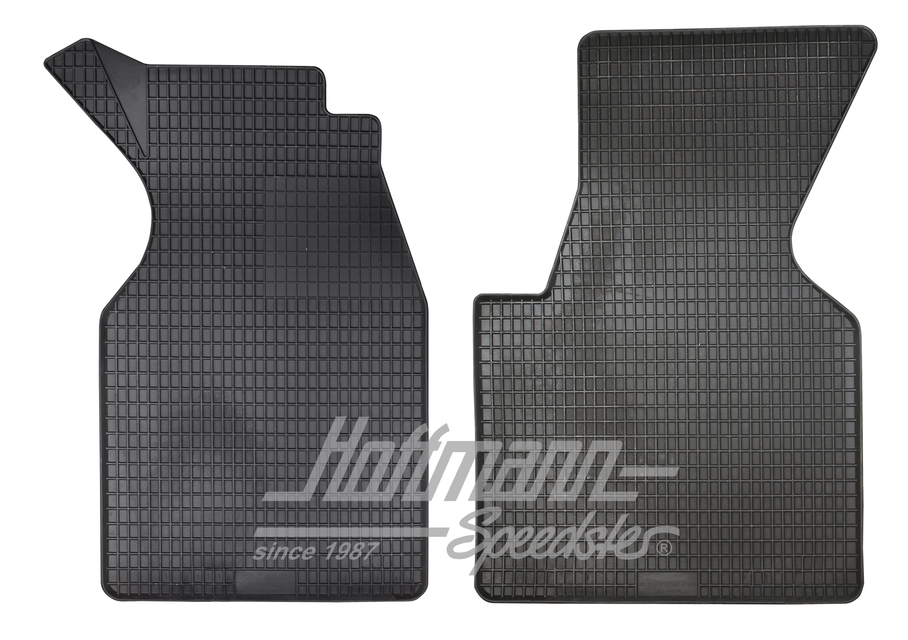 Rubber mat set, black, 2-pieces, Bus T4 | 450 688 | 408-9950