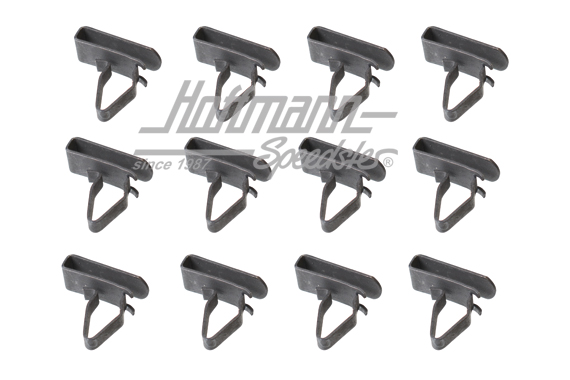 Door panels, Golf 1, 2-doors, black                                                                 