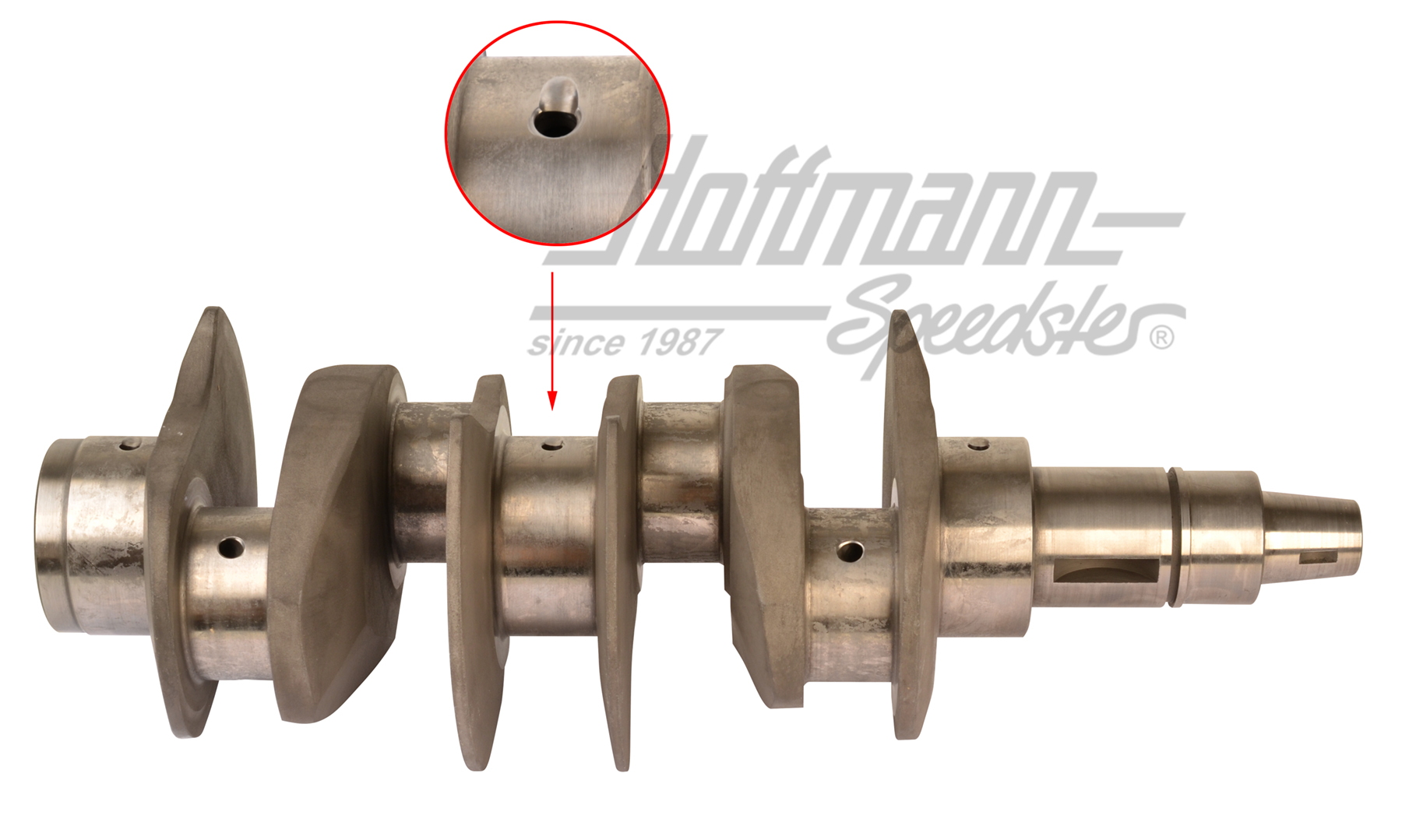 Crankshaft, Type 4, forged, 71mm stroke | 004 4371 | 092-0282