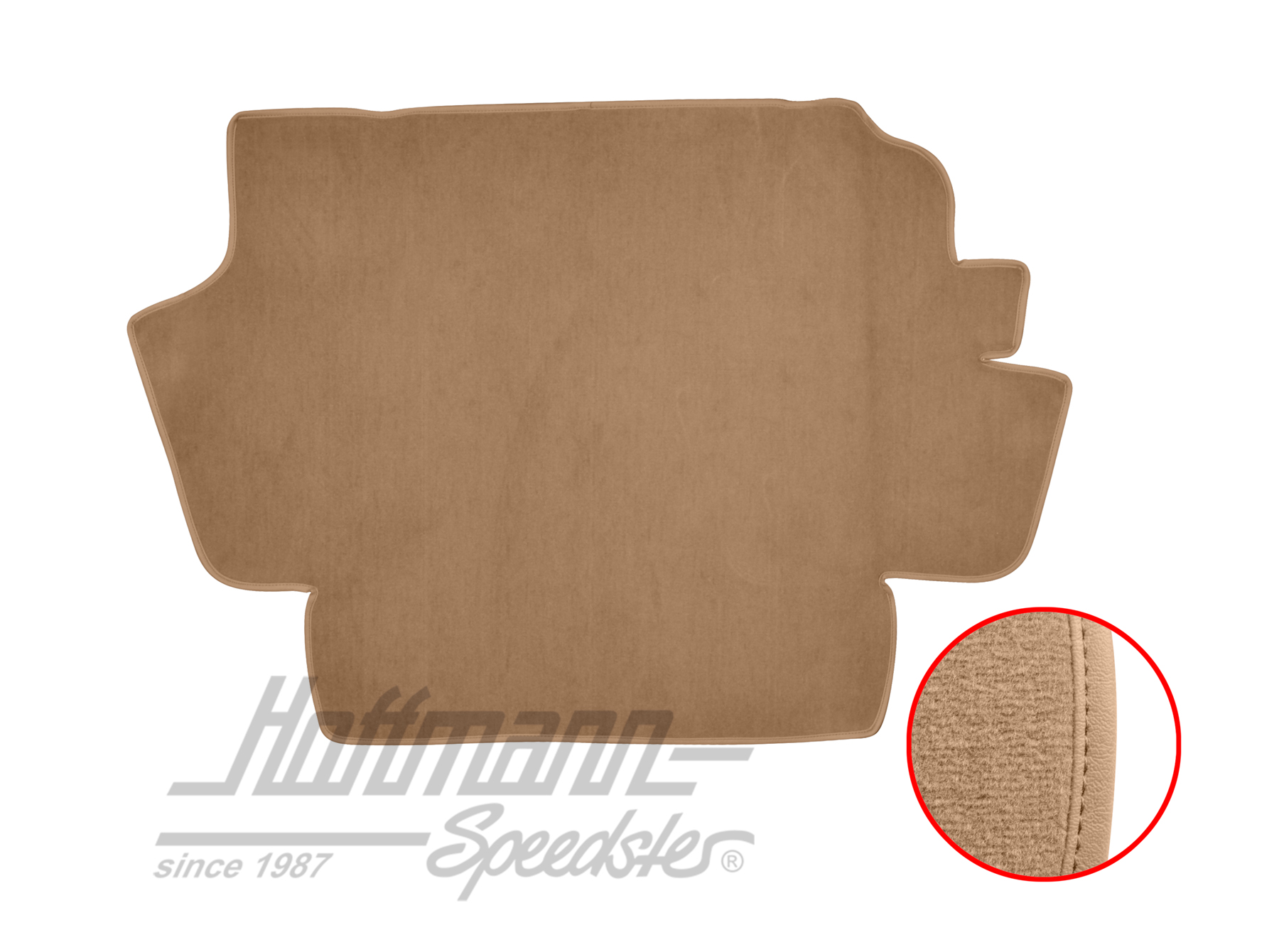 Trunk carpet kit, 8.61-, beige |  | 026-6425