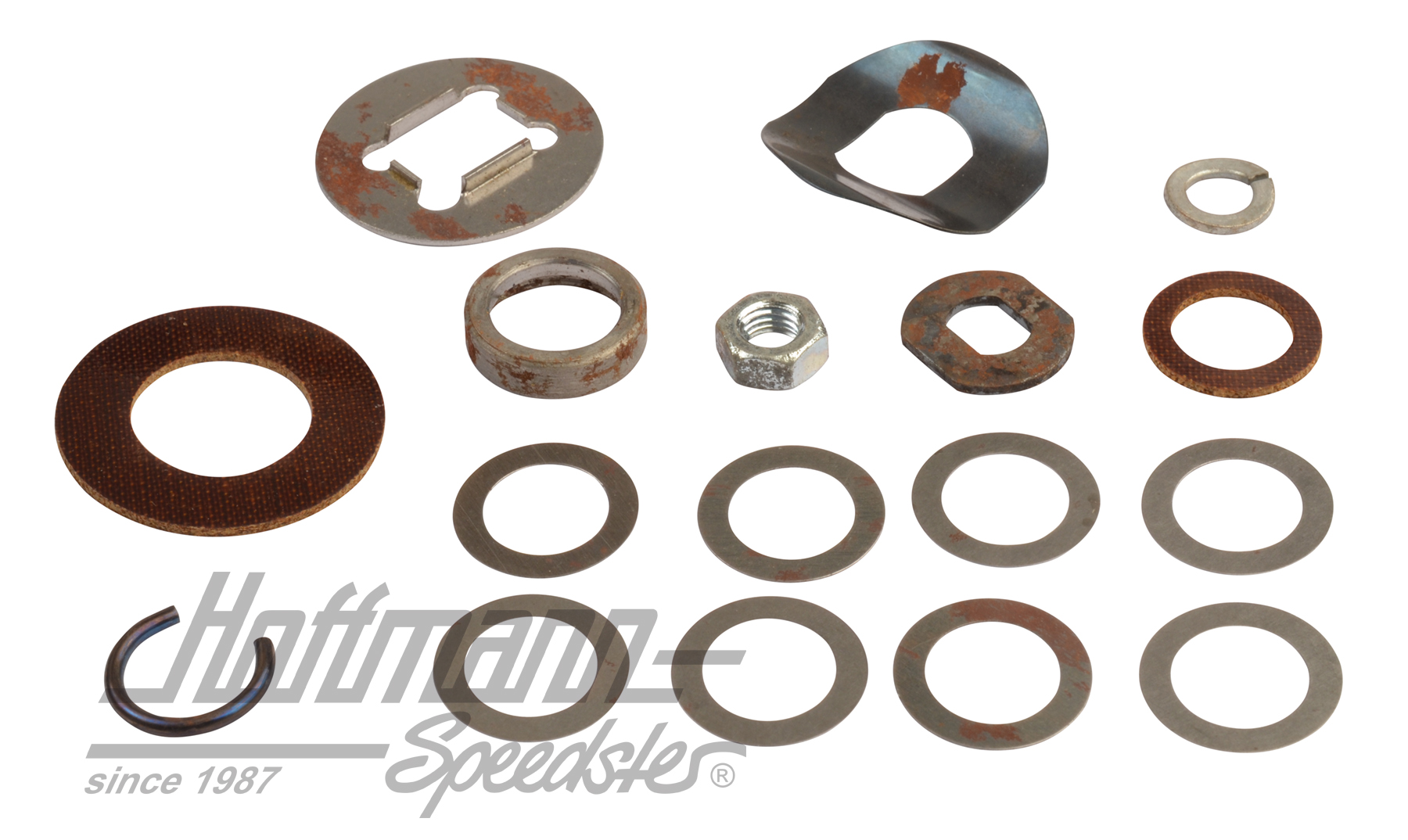 Mounting kit, armature shaft, starter                                                               