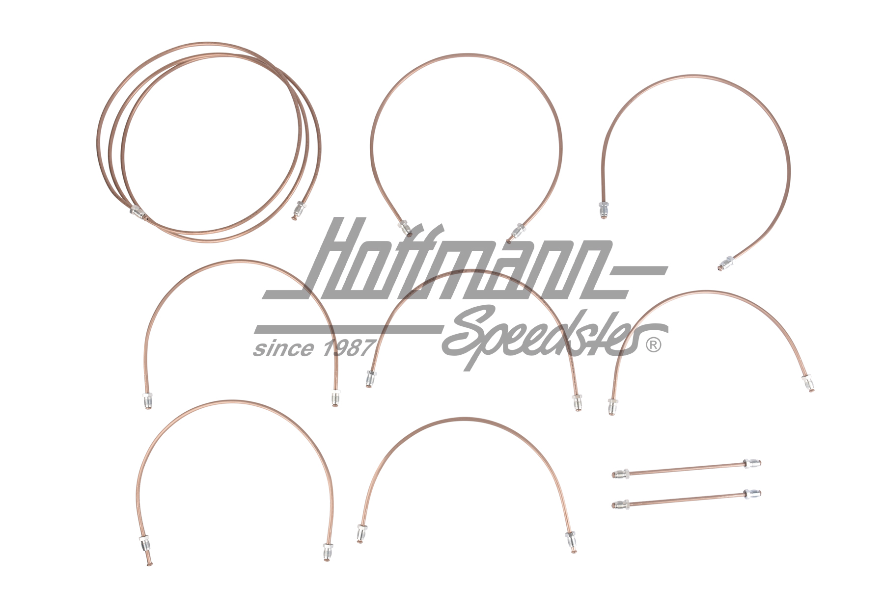 Brake line kit, Bus T2, 8.72-7.79, brake booster | 211 698 005 Q | 090-3223