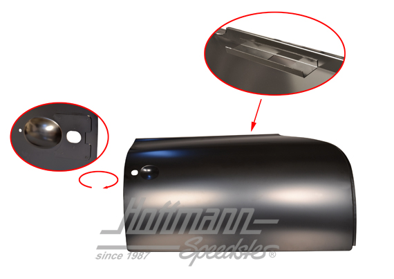 Outer door skin, cpl., 356 A/C, right, Top Quality | PCG 531 004 05 | 510-0302-20