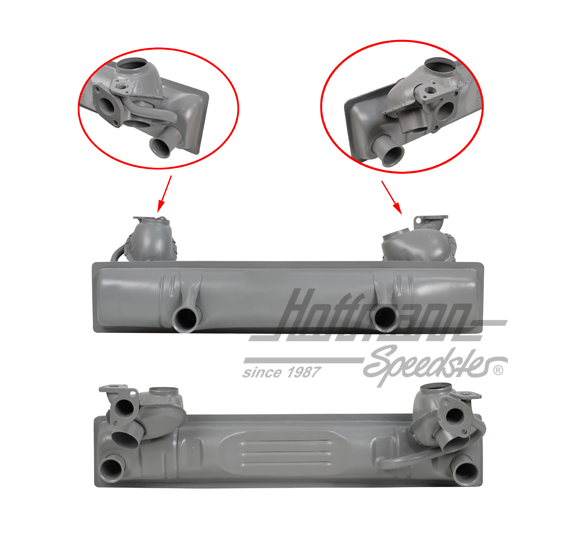 Exhaust, 29-37KW/40-50HP, 8.65-, Top-Quality | 113 251 053 AD | 020-3410-25