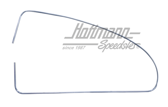 Ornamental frame, aluminium, quarter window, left, -7.64                                            