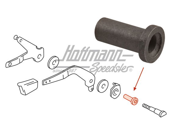 Clamping sleeve, heater lever, 911, 82-89                                                           