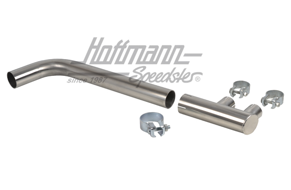 Tailpipe kit, 912 USA / Europe, stainless steel                                                     
