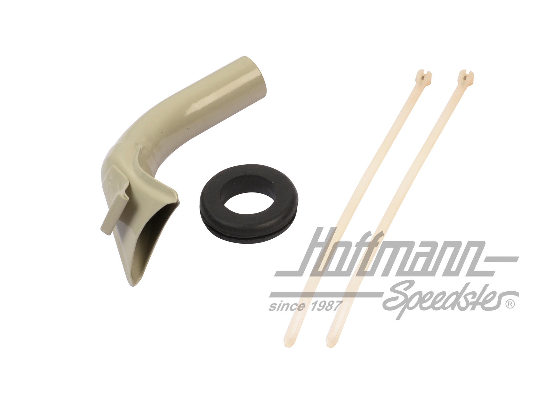 Heater tube, rear window, 65-68, right                                                              
