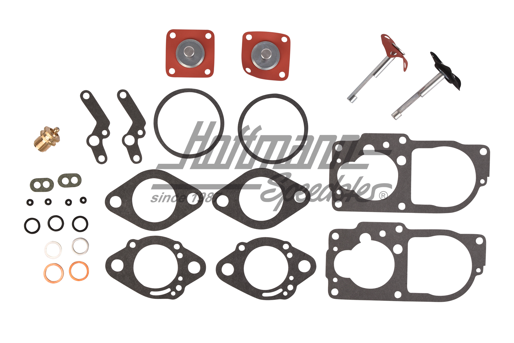Gasket set, carburetor, Solex, 34PDSIT 2/3, pair | S 224 | 020-1365-44
