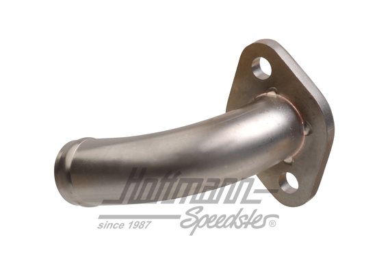 Water flange, crankcase/water pump, stainless steel | 025 121 171 A/B | 307-4024-42