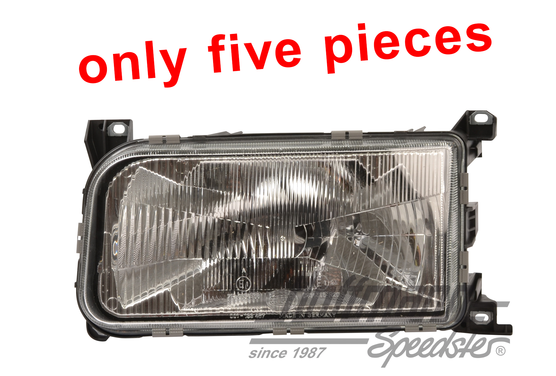 Headlight, Passat, 88-93, Hella, left                                                               
