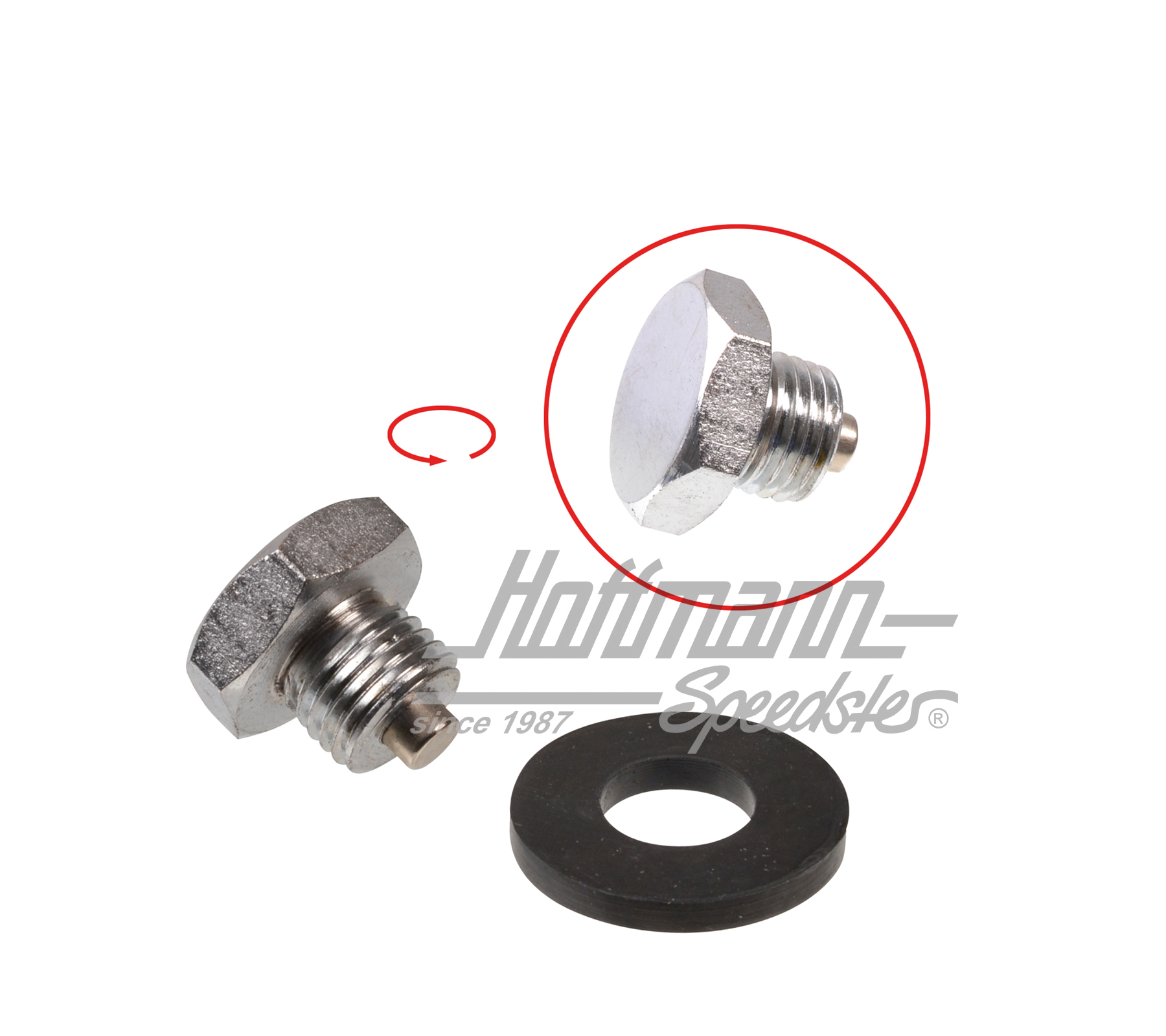 Oil drain plug, magnetic                                                                            